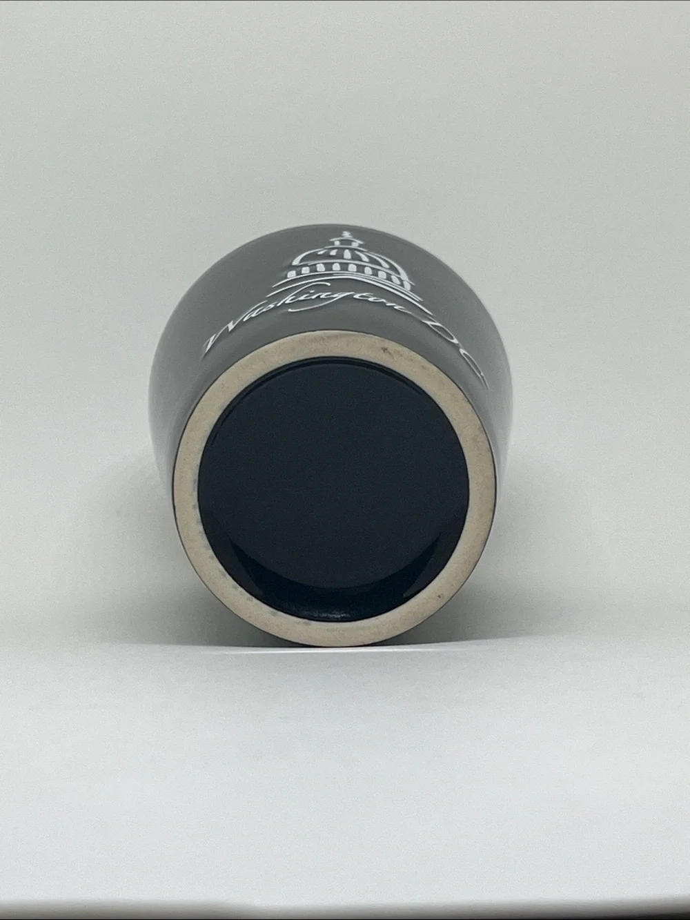 Washington DC Black Ceramic Shot Glass with Capitol Dome